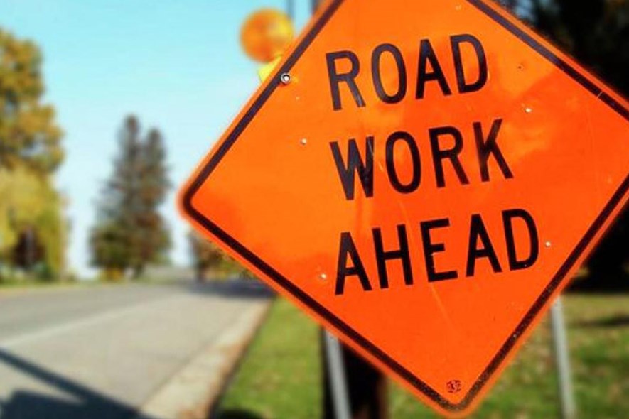 Work Along Township Line Road - June 20, 2025