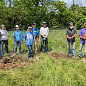 Neshaminy Trailhead Planting May 21, 2024