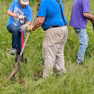 Neshaminy Trailhead Planting May 21, 2024