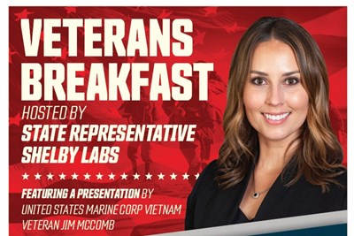 Office of State Rep. Shelby Labs - Veterans Breakfast
