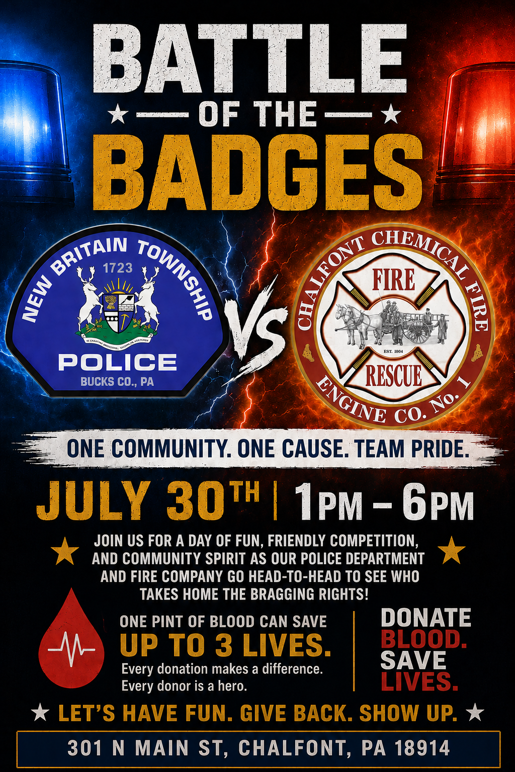 Battle of the Badges Blood Drive